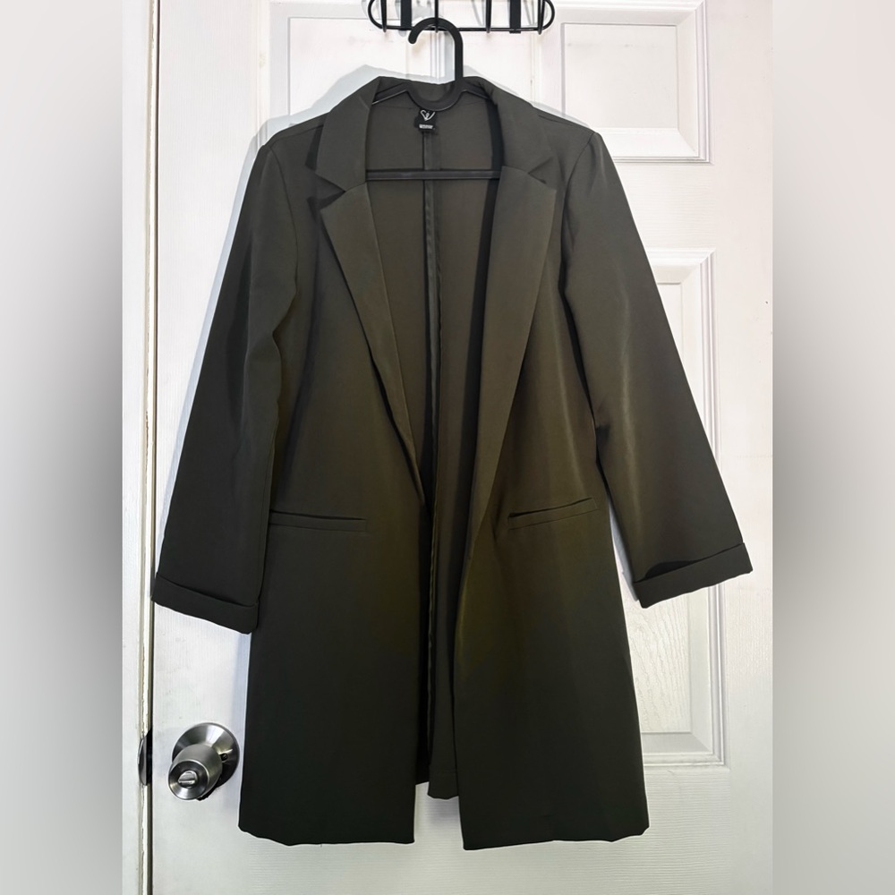Windsor Olive Green Blazer Coat